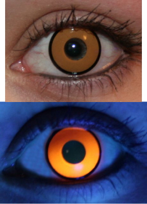 Lenti a contatto UV arancio | uv orange