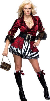 98 piratessa moderna sexy con zebra 33726