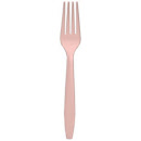 forchetta posate tavola in plastica balloonstore online  rosa