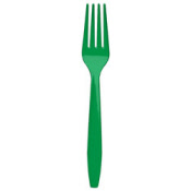 forchetta posate tavola in plastica balloonstore online verdi