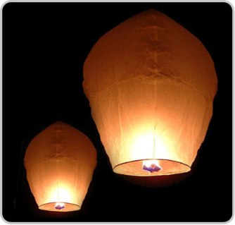 12 Lanterne Cinesi Lanterna Cinese Volante Festa Matrimonio Colorate 10 25  Cm