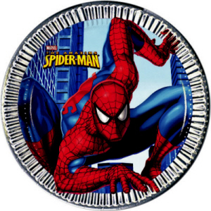 SPIDERMAN 2 - coordinati tavola - piattini, bicchieri, tovaglioli, tovaglia  a tema spiderman per party, feste e compleanno